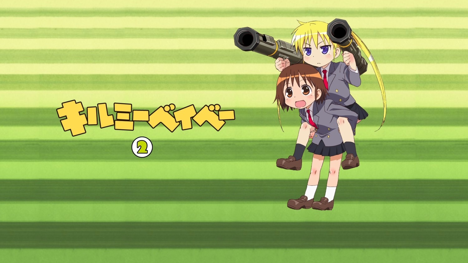 kill_me_baby, oribe_yasuna, seifuku, sonya_(kill_me_baby), wallpaper