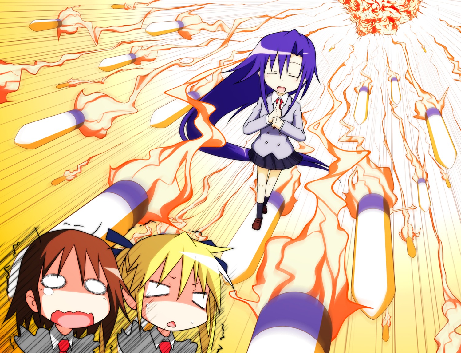 goshiki_agiri, kill_me_baby, oribe_yasuna, seifuku, sonya_(kill_me_baby), tagme