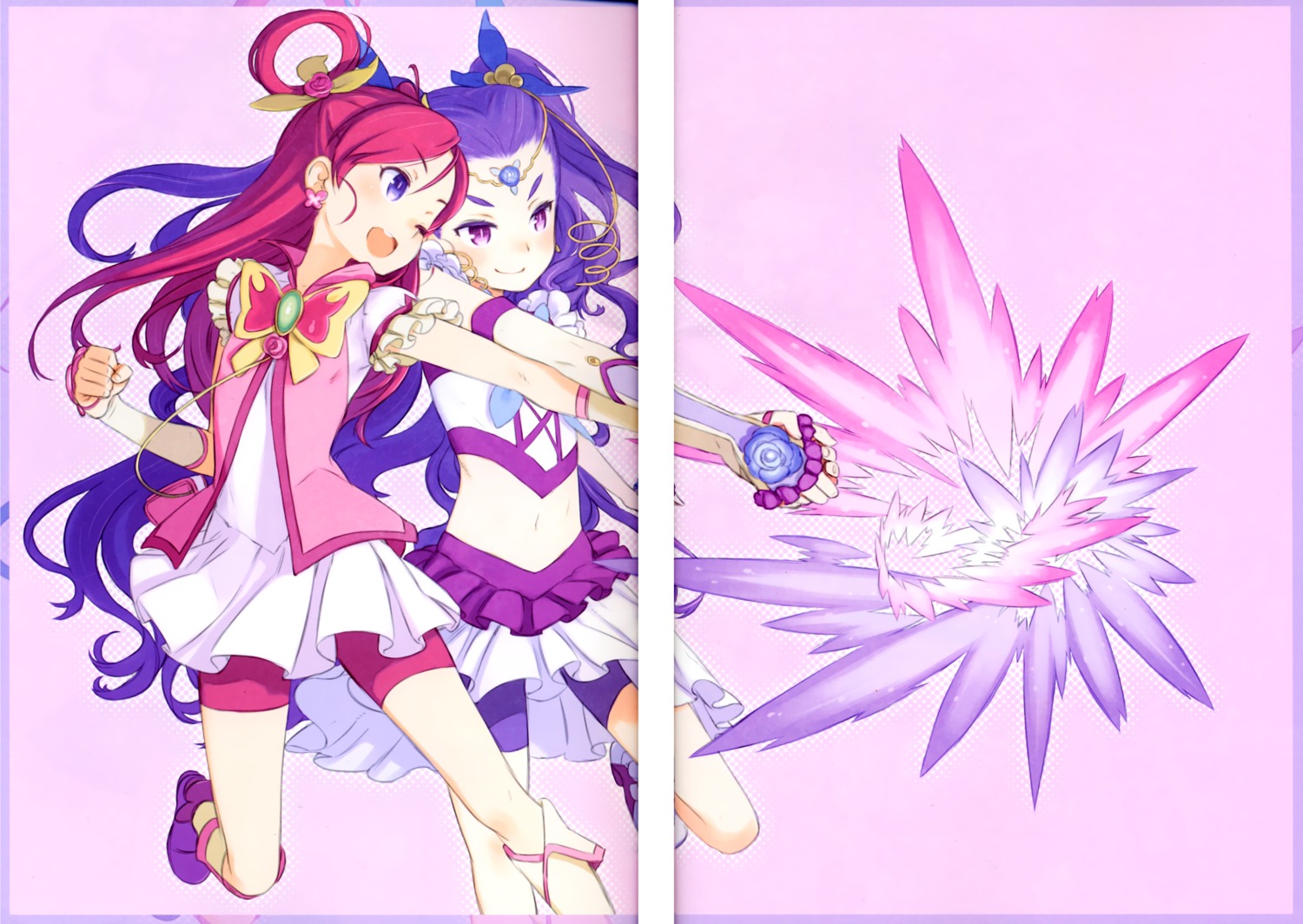 binding_discoloration, gap, granada_level9, kuroboshi_kouhaku, milk_(yes!_precure_5), milky_rose, precure, yes!_precure_5