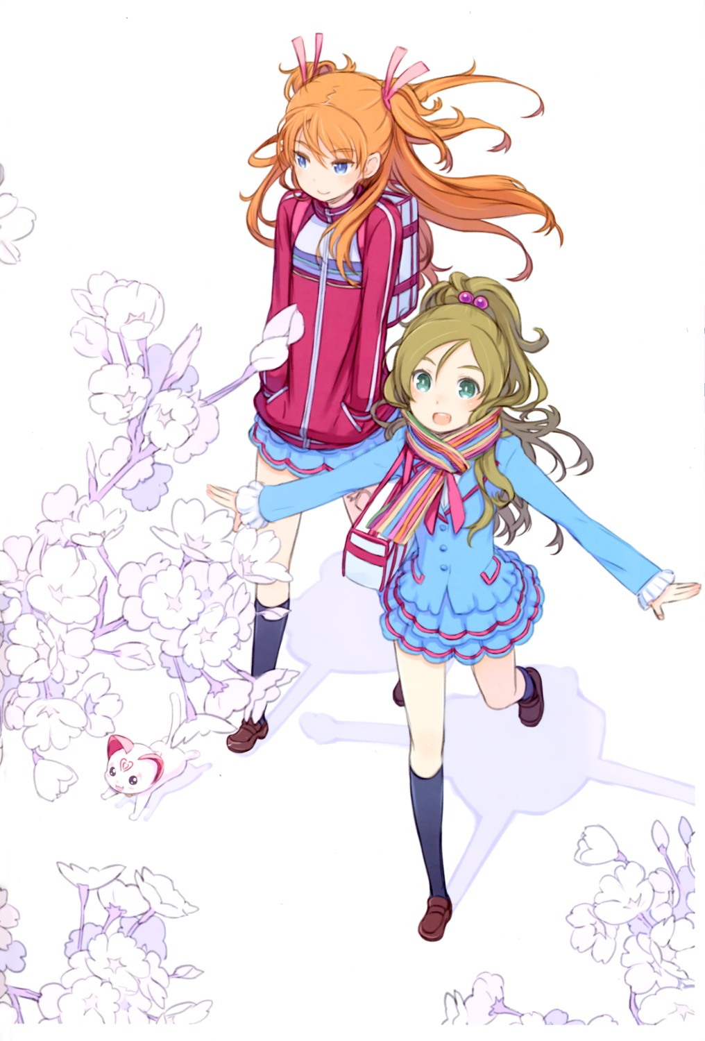 granada_level9, houjou_hibiki, hummy, kuroboshi_kouhaku, minamino_kanade, precure, suite_precure