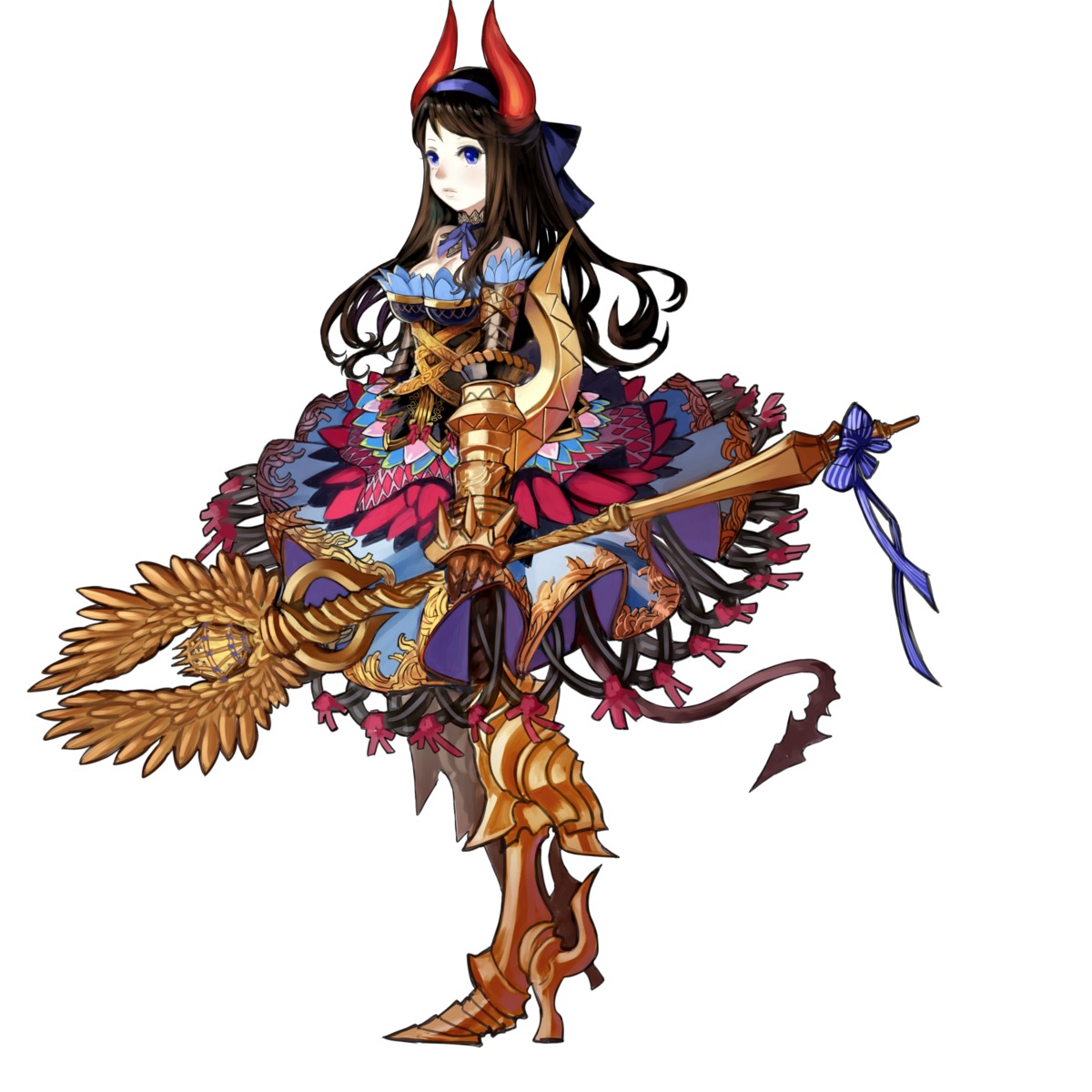 armor, horns, kansousamehada