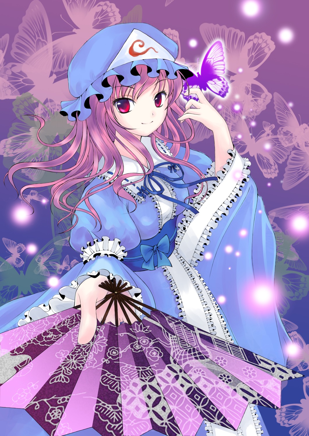 clotho_(artist), saigyouji_yuyuko, touhou