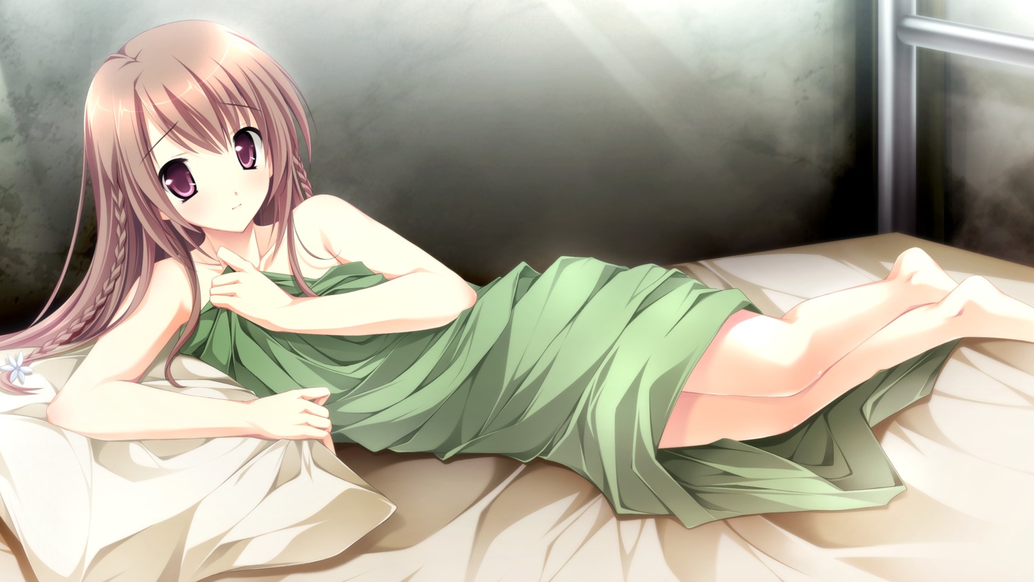 ensemble_(company), game_cg, kimishima_ao, miyama_mizuki, otome_ga_tsumugu_koi_no_canvas, sheets, trap