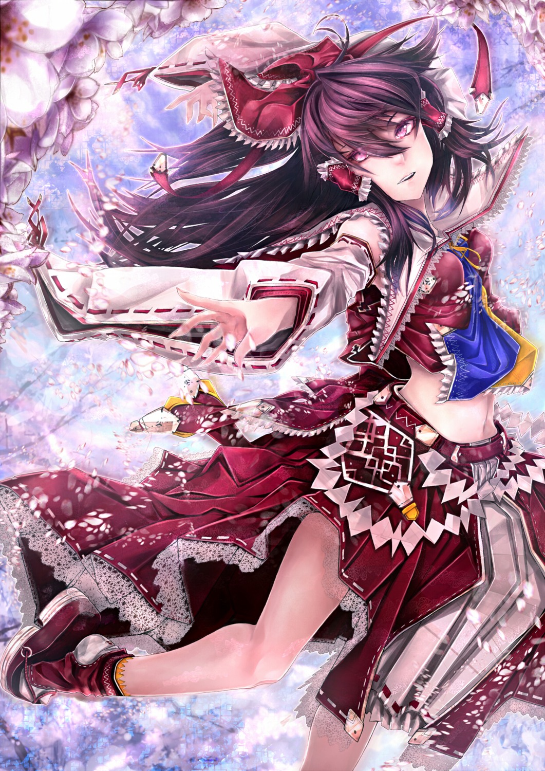 angelegna, hakurei_reimu, touhou
