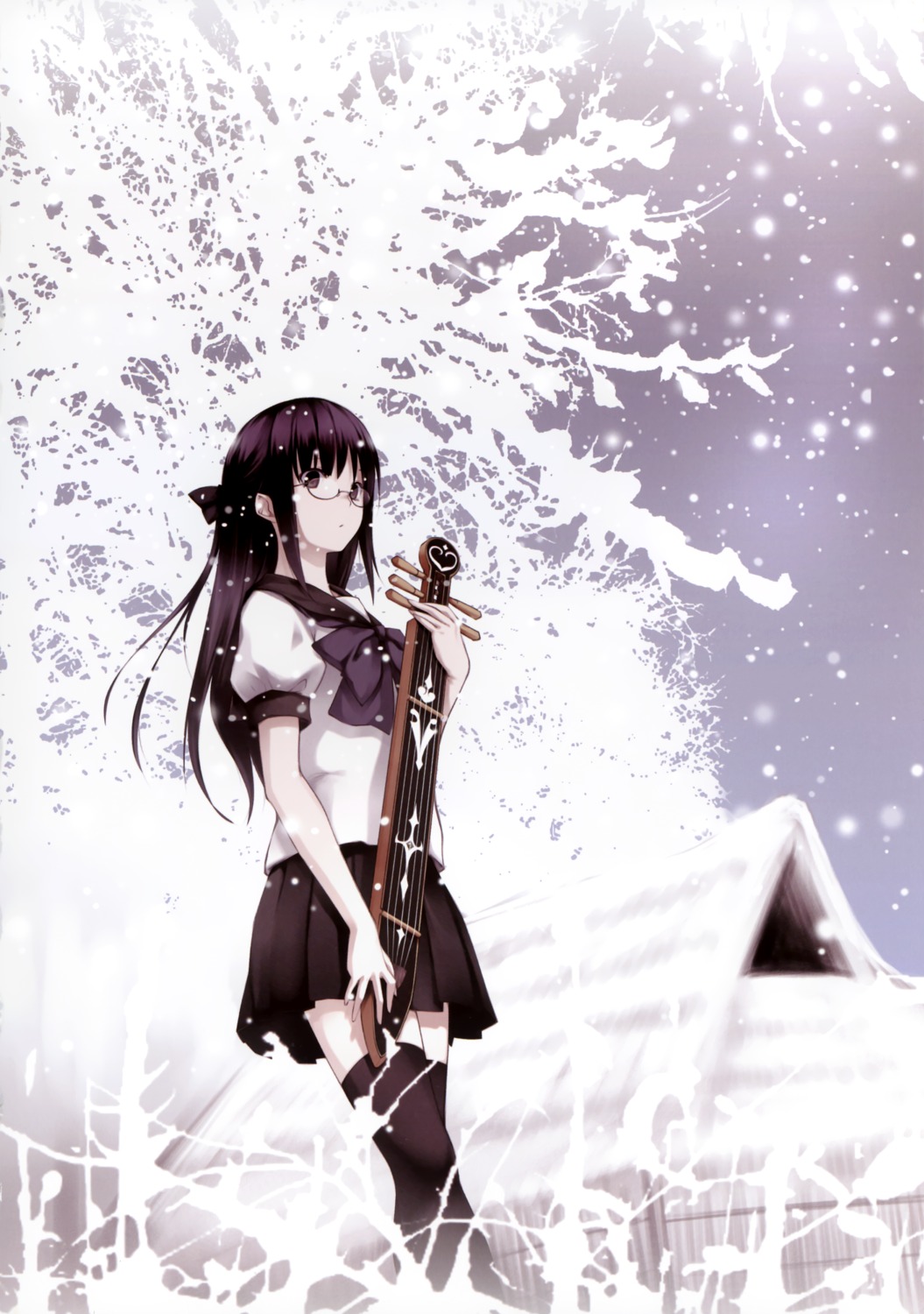 megane, noantica, ooji, seifuku, thighhighs