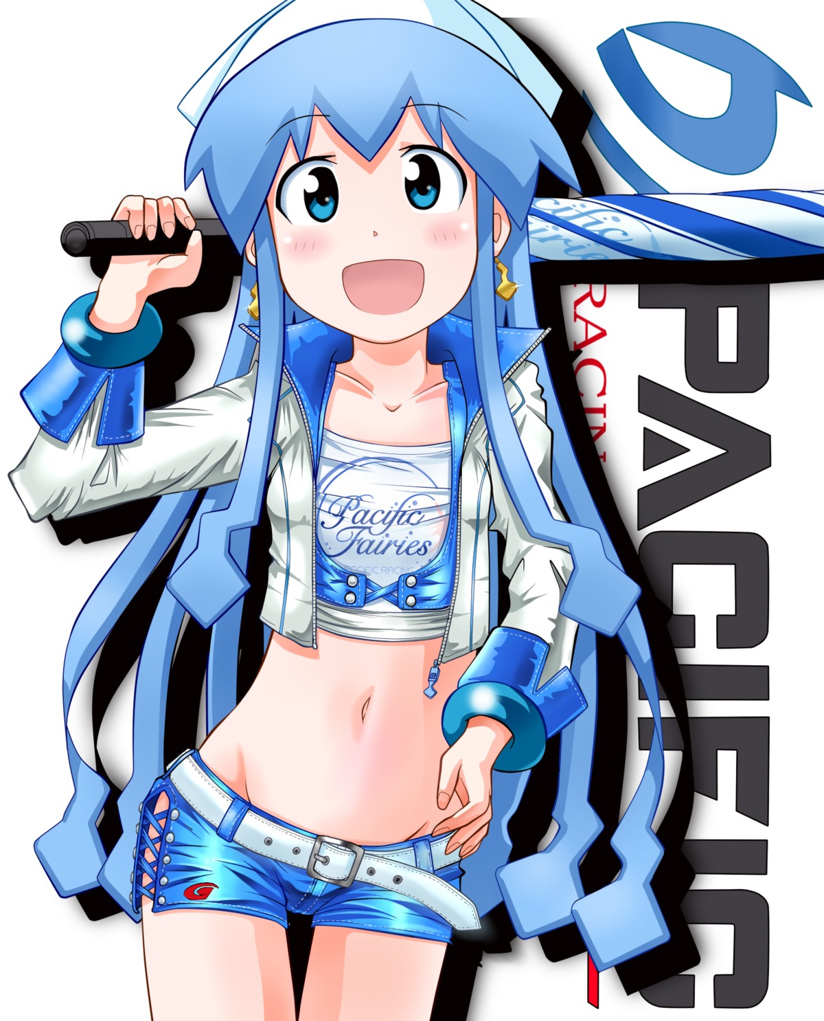 ikamusume, rokushaku_neko, shinryaku!_ikamusume