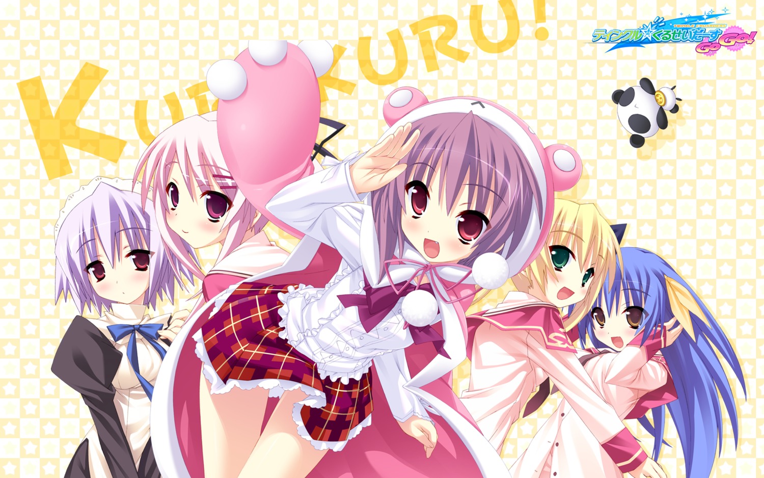 kannagi_rei, kujou_ria, macaron, melilot, misa_brigitta_cristelis, seifuku, twinkle_crusaders, twinkle_crusaders_gogo!