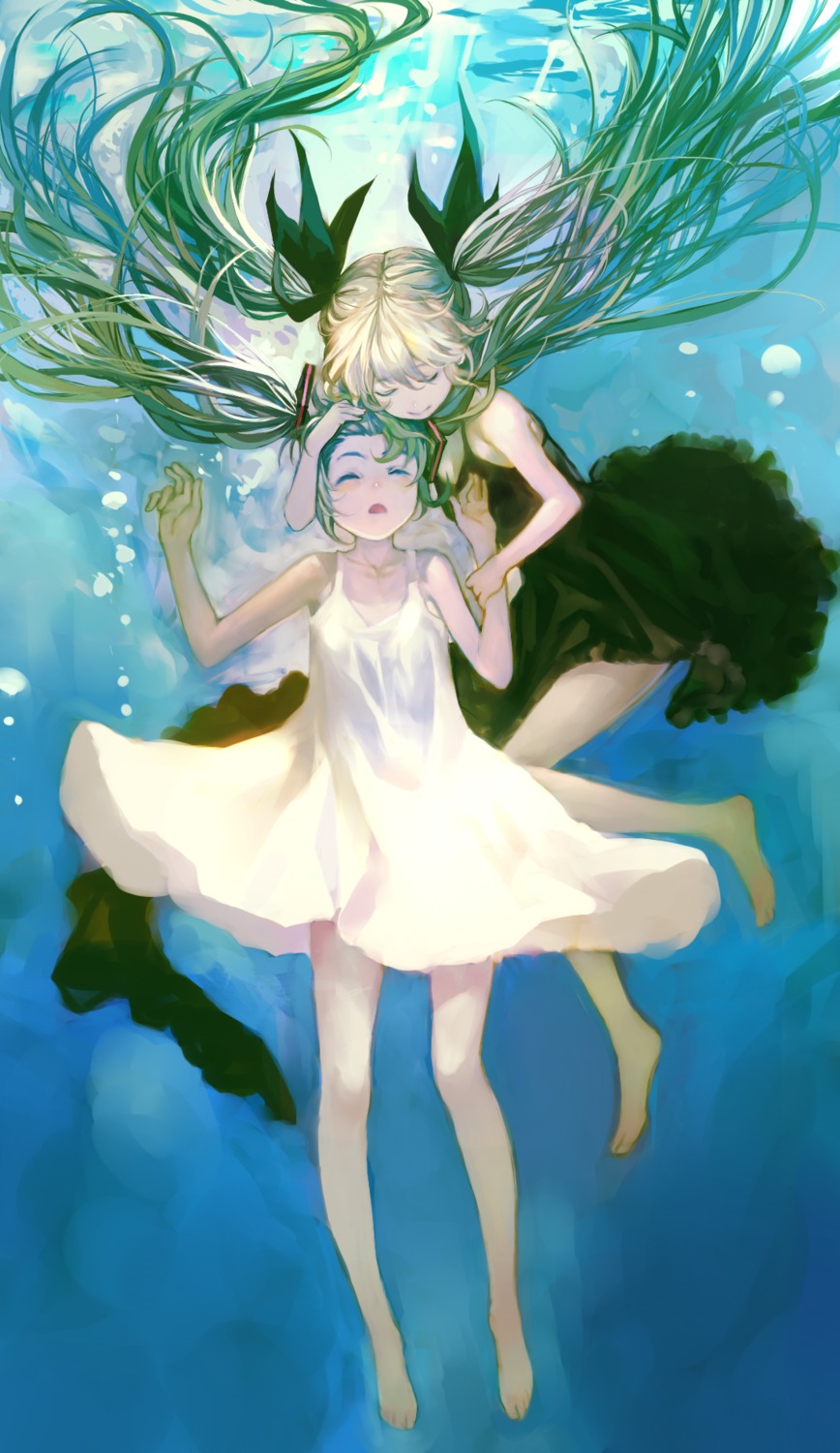 dress, hatsune_miku, shinkai_shoujo_(vocaloid), summer_dress, vocaloid, zrero