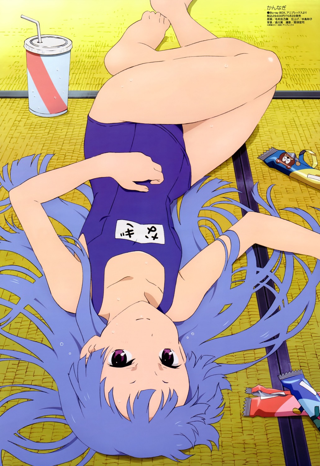 kannagi_crazy_shrine_maidens, mori_shinobu, nagi, school_swimsuit, swimsuits