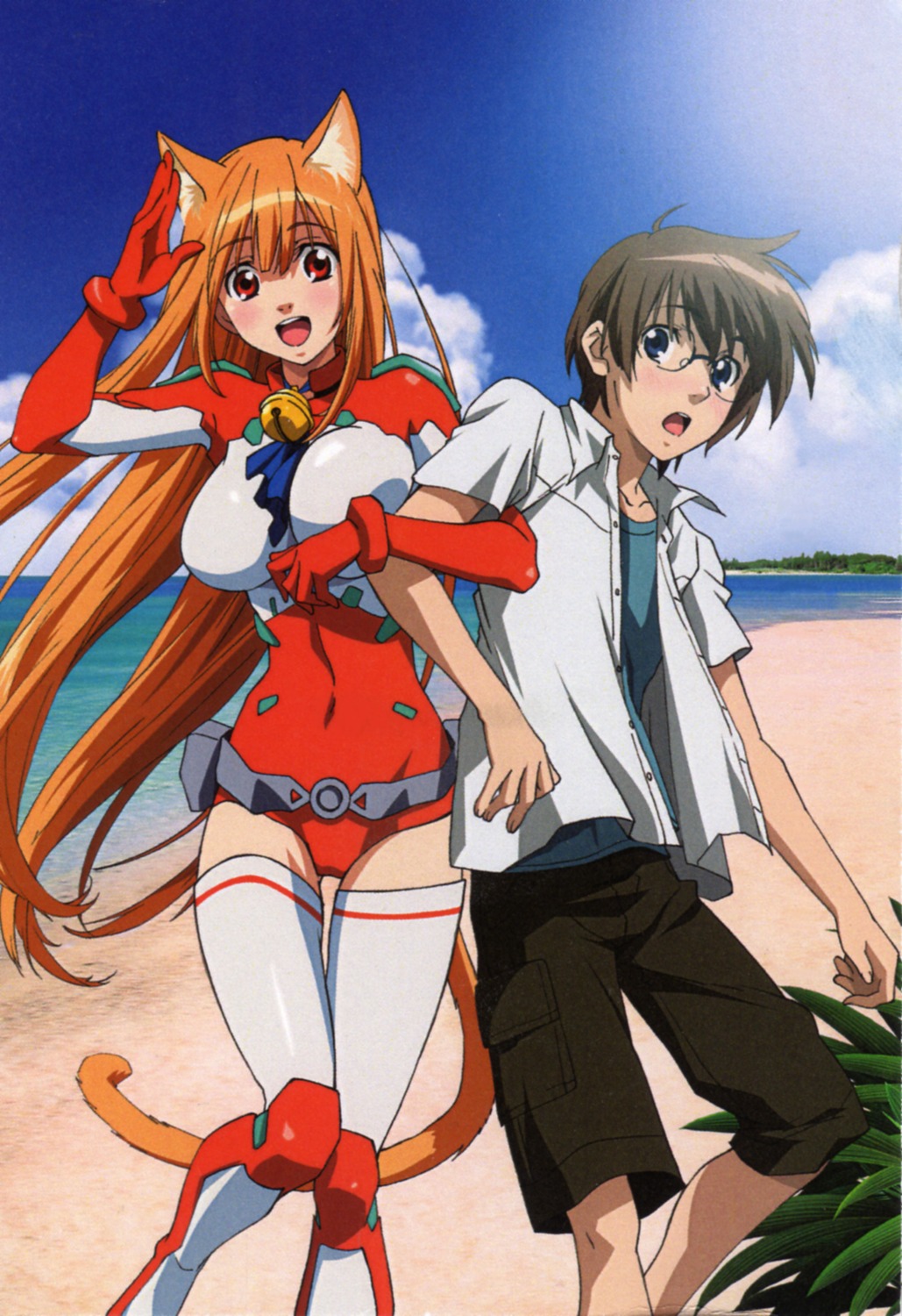 animal_ears, asobi_ni_iku_yo!, bodysuit, eris, fixme, kakazu_kio, nekomimi, screening, tail, thighhighs