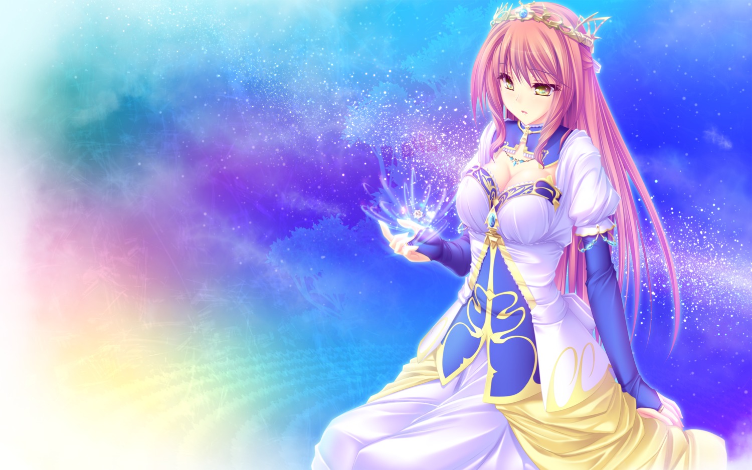 cleavage, dress, leki_vestoria_floria, ryuuyoku_no_melodia, tenmaso, wallpaper, whirlpool