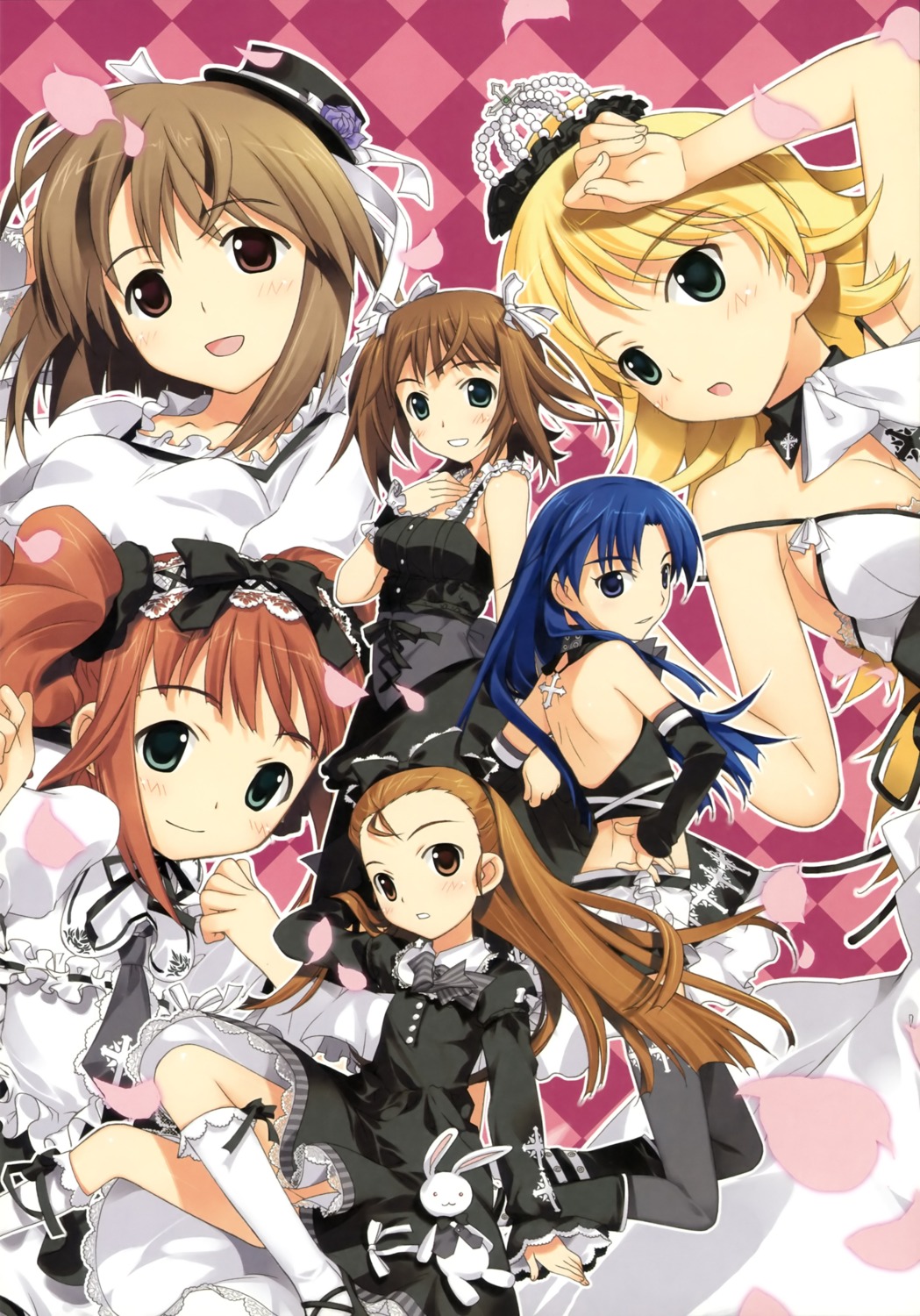 amami_haruka, fujima_takuya, hagiwara_yukiho, hoshii_miki, kisaragi_chihaya, lolita_fashion, minase_iori, takatsuki_yayoi