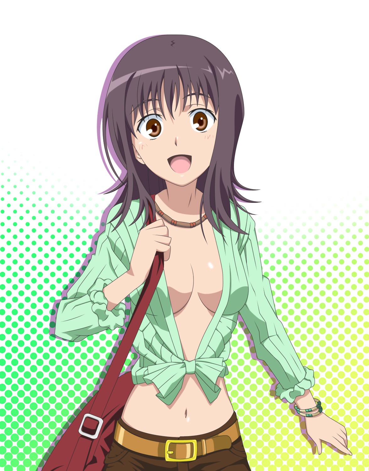 cleavage, itsuwa, no_bra, smile_(artist), toaru_majutsu_no_index