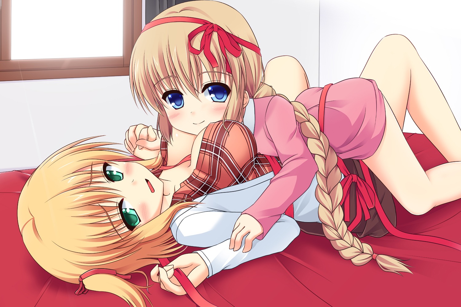 cleavage, shirasu_youichi, yuri