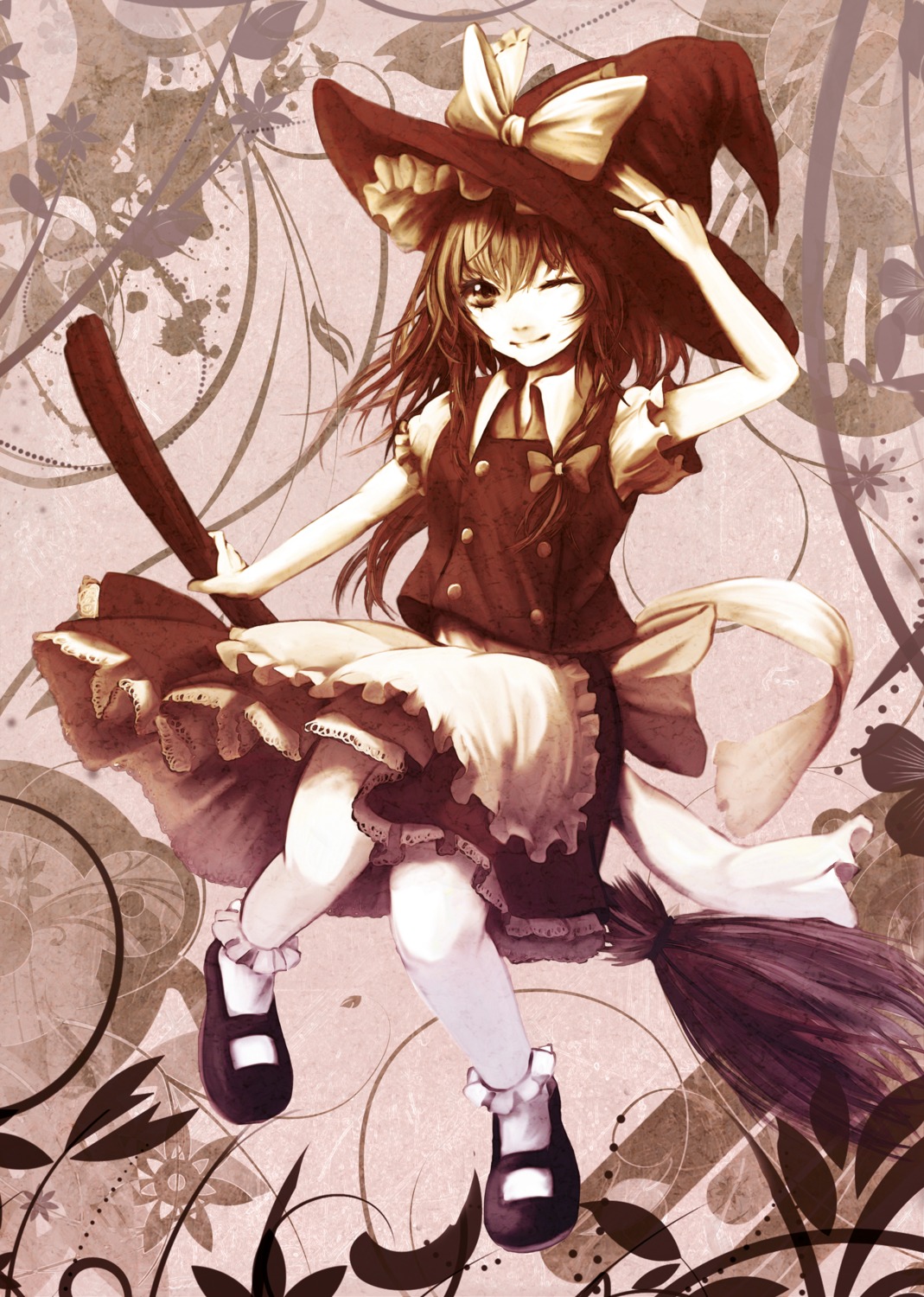 eruza, kirisame_marisa, pantyhose, touhou