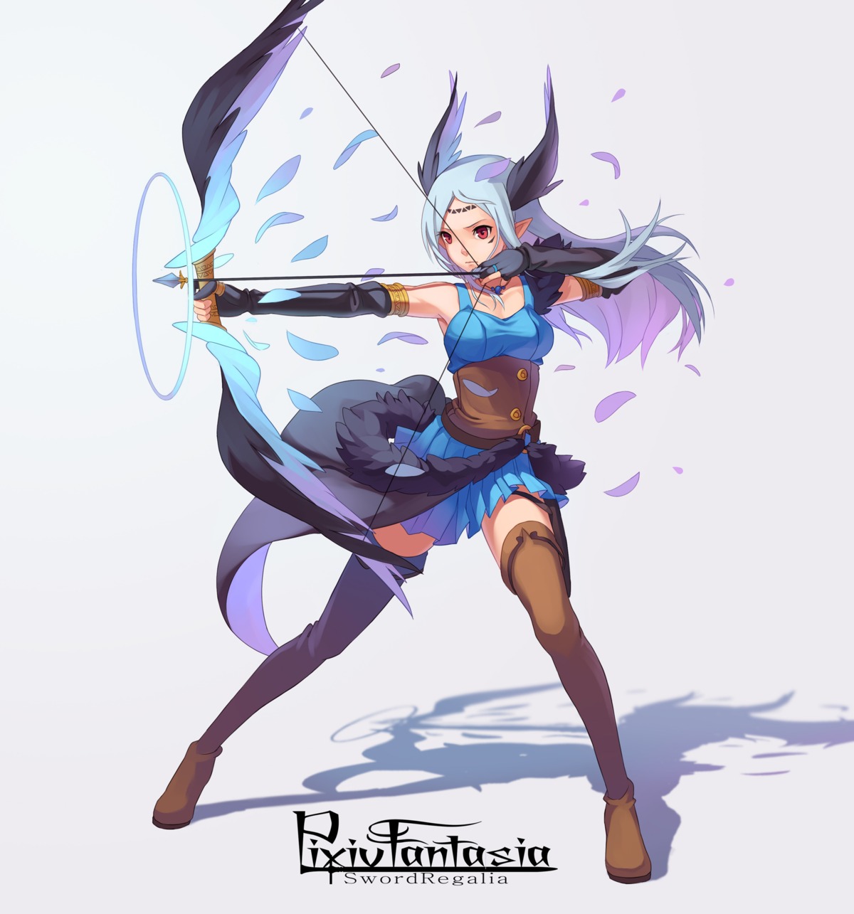 pixiv_fantasia, pixiv_fantasia_sword_regalia, thighhighs, zengxianxin