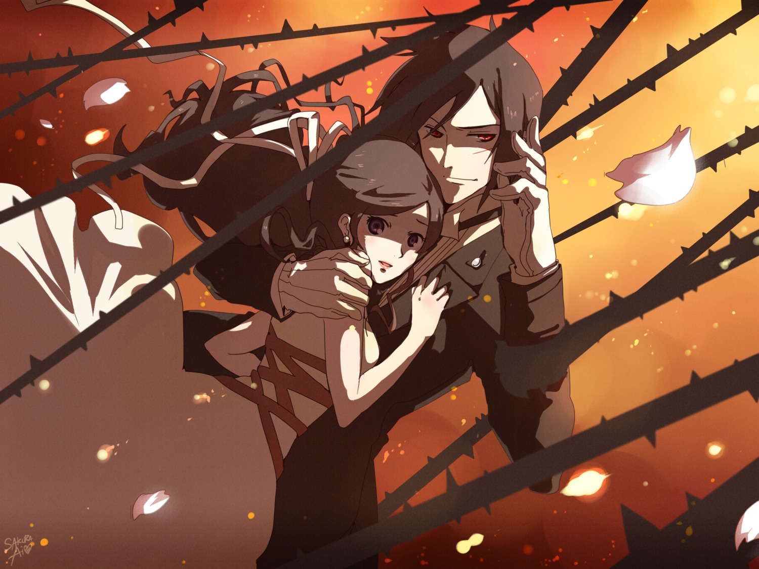 ceal-sakura-ai, dress, kuroshitsuji, pandora_(pandaberry6), sebastian_michaelis