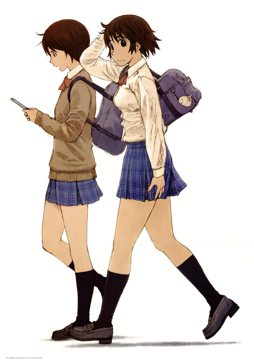 ayase_fuuka, azuma_kiyohiko, seifuku, yotsubato!