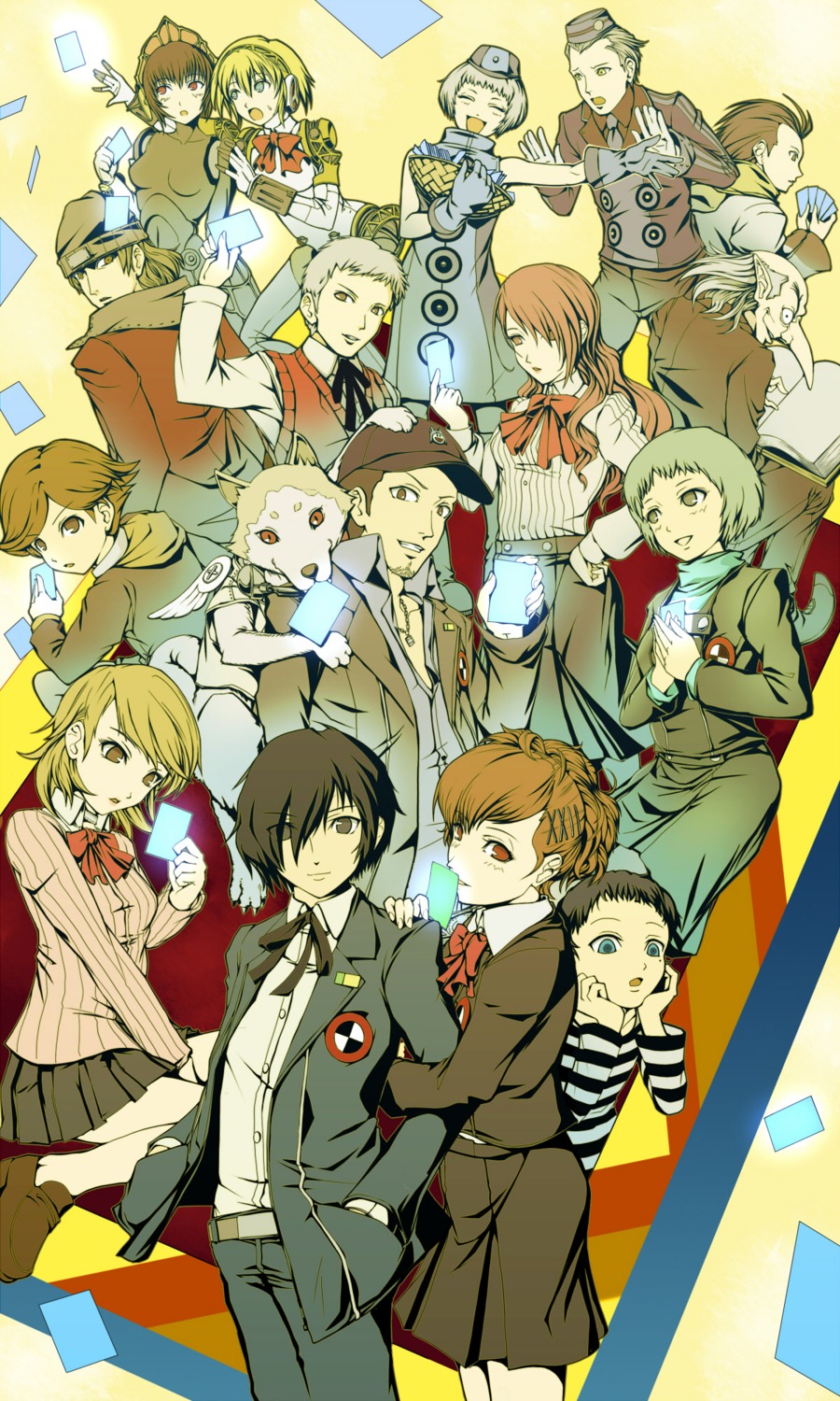 aegis, amada_ken, aragaki_shinjirou, arisato_minato, elizabeth_(p3), female_protagonist_(p3), hi-ho-, igor, iori_junpei, kirijou_mitsuru, megaten, metis, mochizuki_ryouji, persona, persona_3, pharos, sanada_akihiko, seifuku, takeba_yukari, theodore, yamagishi_fuuka