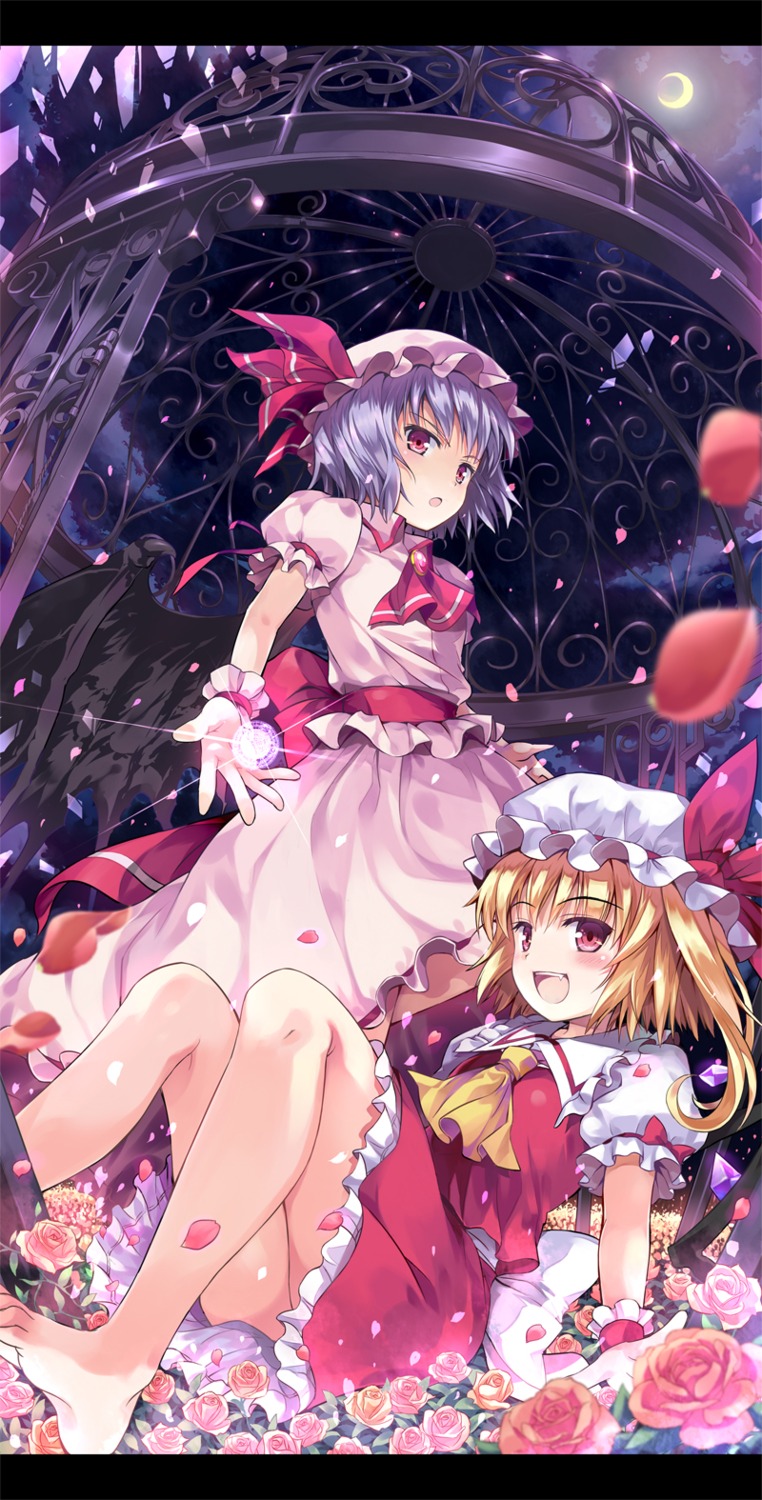 flandre_scarlet, hinooka_shuuji, remilia_scarlet, touhou