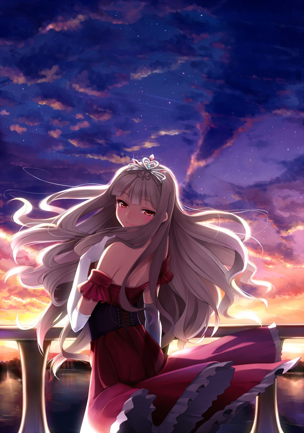 dress, shijou_takane, the_idolm@ster, yuki_usagi_(mofurafu)