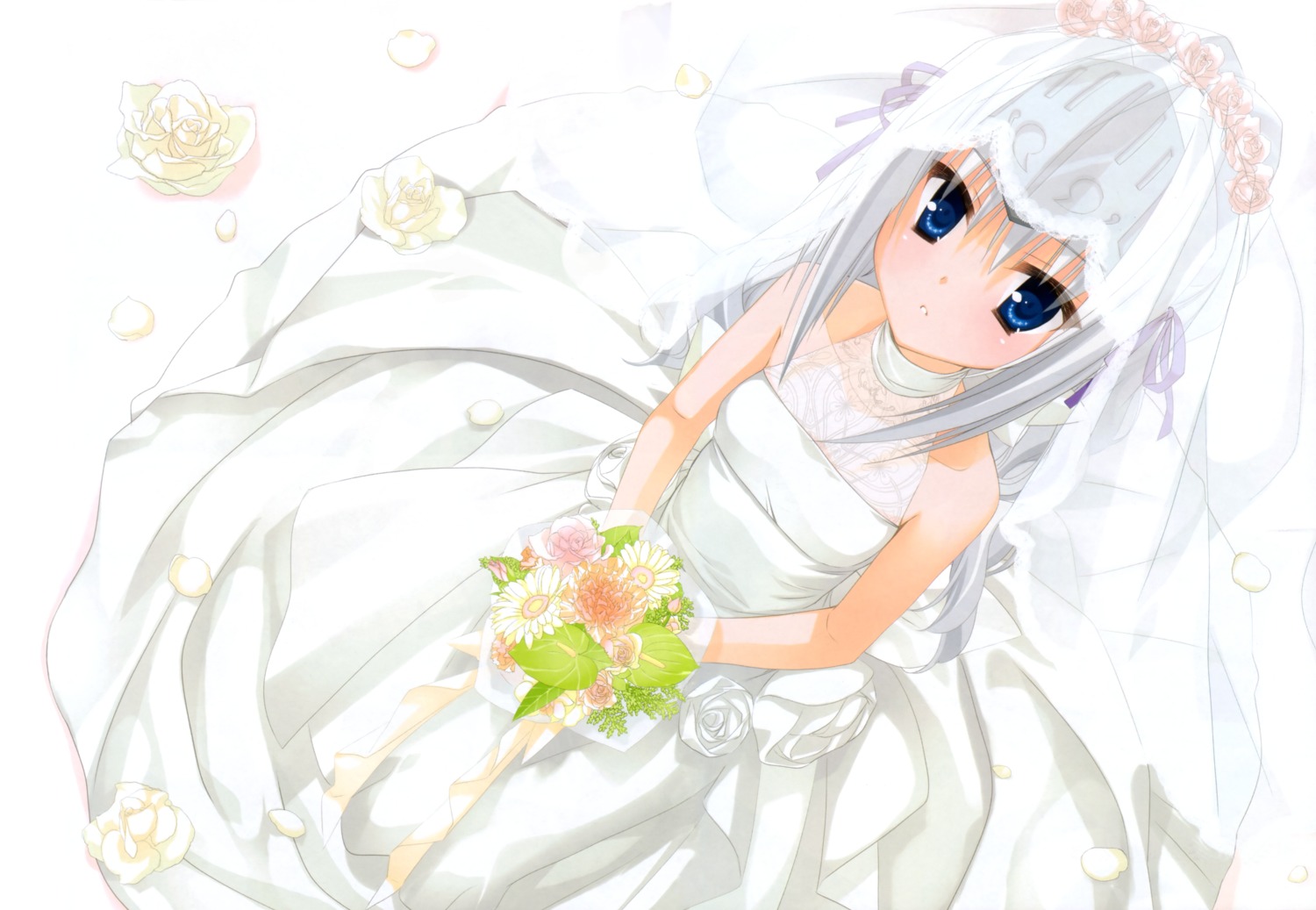 dress, eucliwood_hellscythe, kobuichi, kore_wa_zombie_desu_ka, wedding_dress