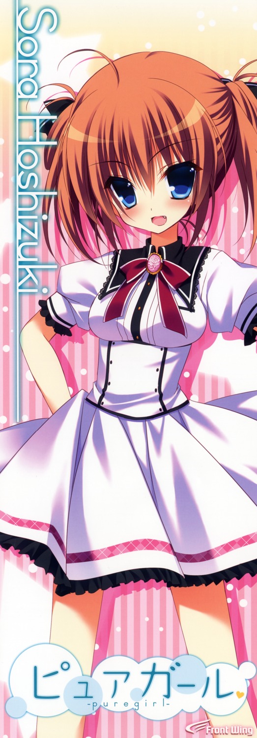 front_wing, hoshizuki_sora, nanaca_mai, pure_girl, seifuku, stick_poster