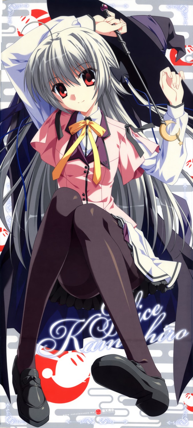 kamishiro_alice, minori, nanao_naru, nekoten_shoukai, pantyhose, seifuku, supipara