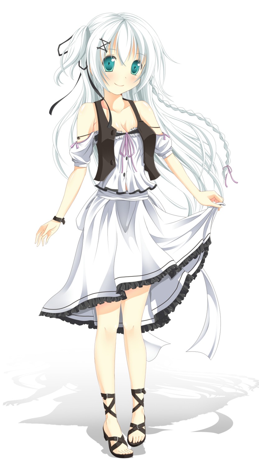 akane_miu, cleavage, dress