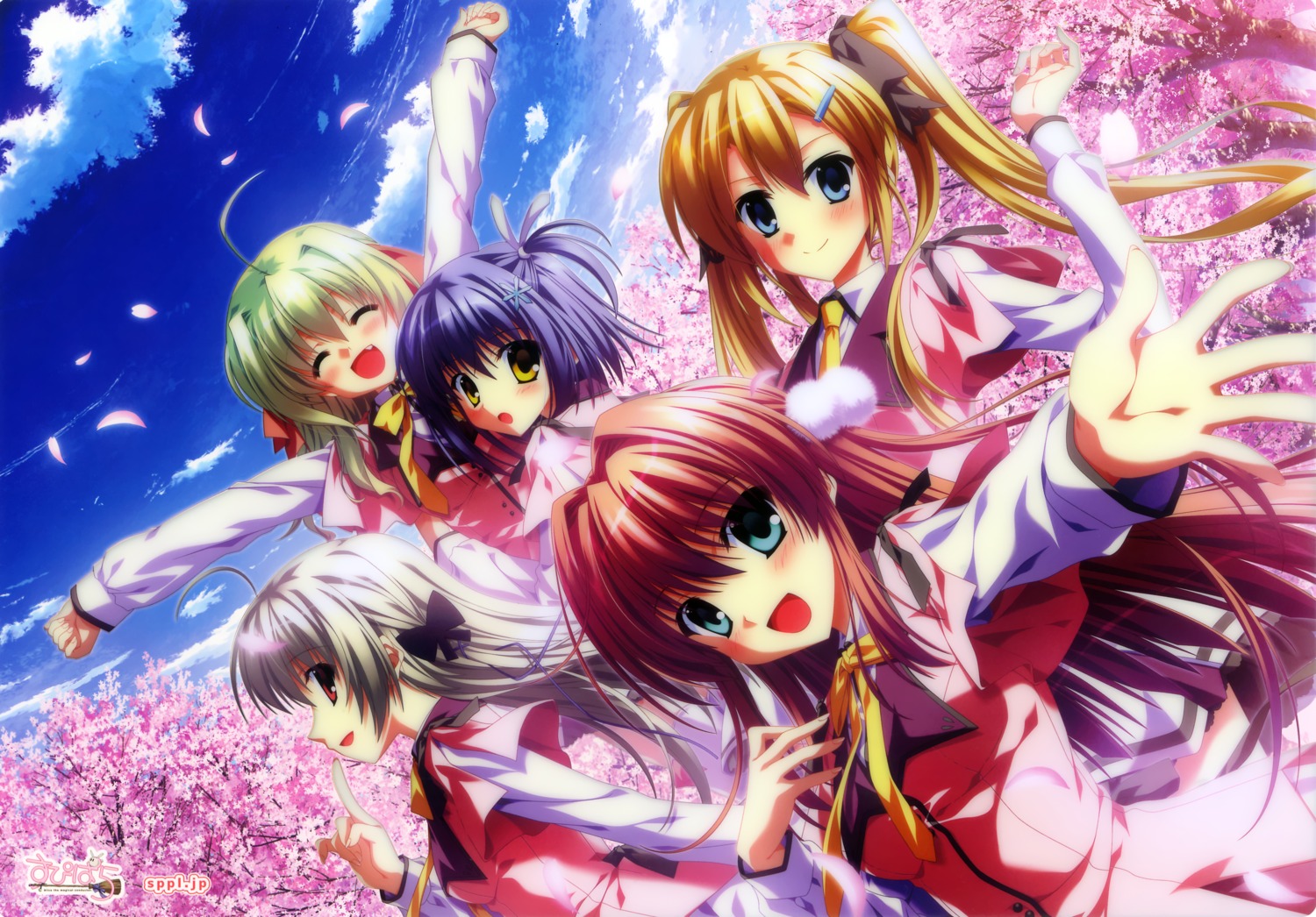 amano_hotaru, kamishiro_alice, minori, nanao_naru, narumi_sakura, sanada_rikka, seifuku, shouna_mitsuishi