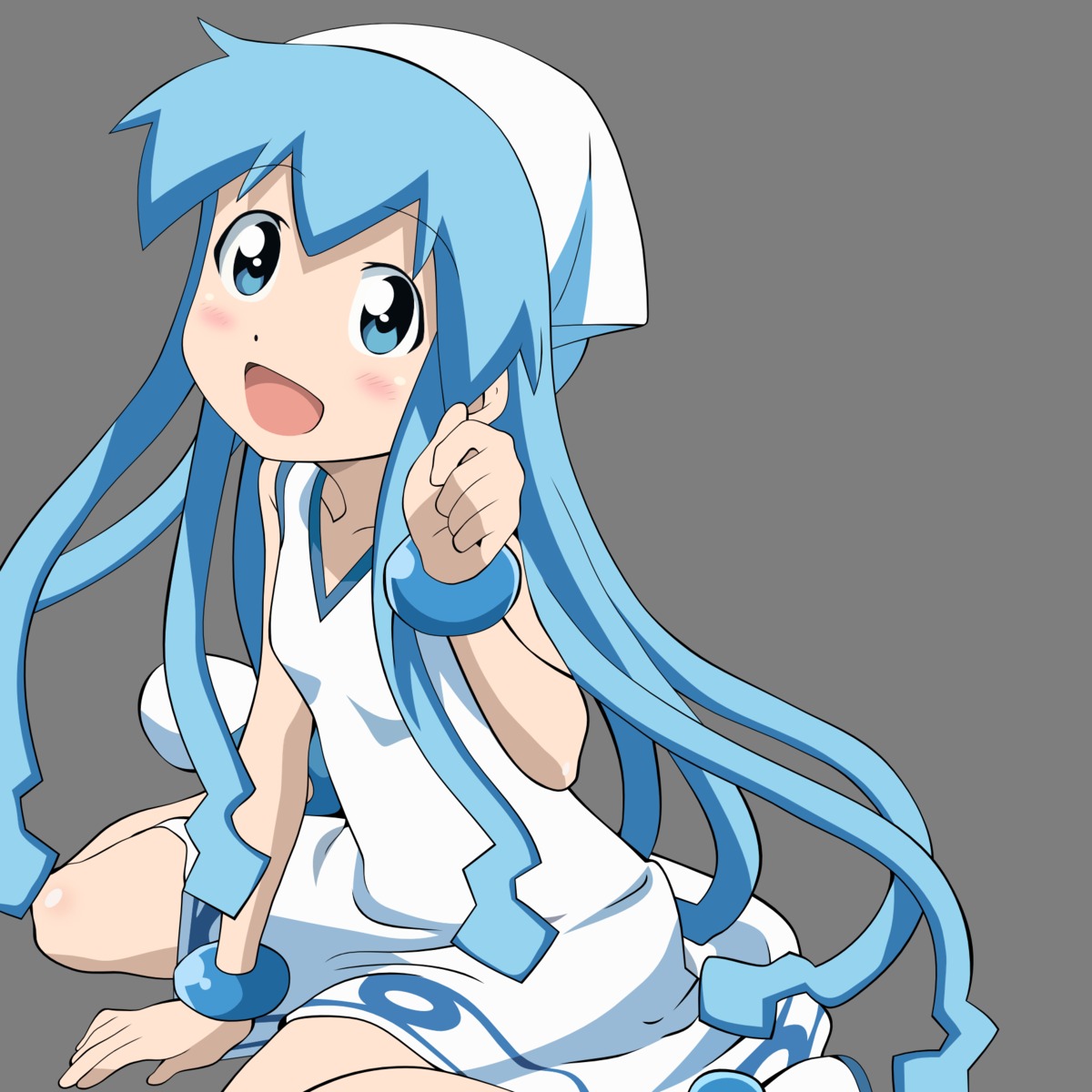 ikamusume, shinryaku!_ikamusume, torasen, transparent_png, vector_trace