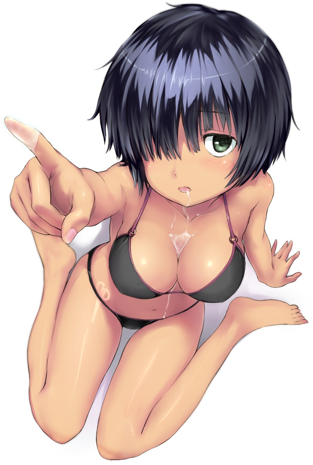 bikini, cleavage, nazo_no_kanojo_x, shouin, swimsuits, tan_lines, urabe_mikoto, wet