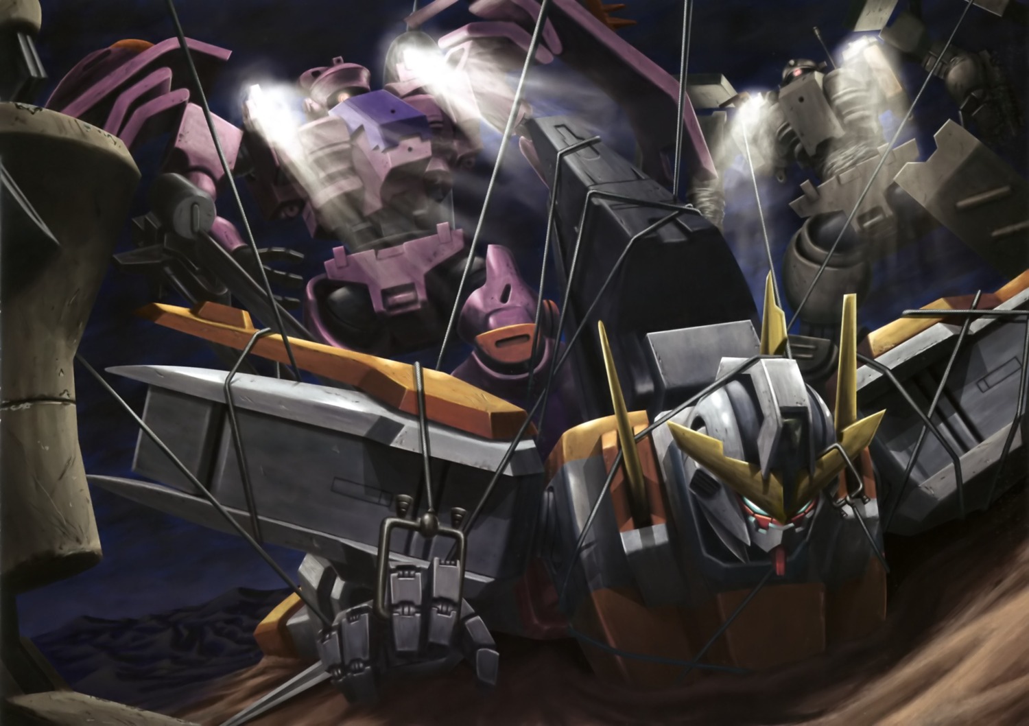 gundam, gundam_00, gundam_kyrios, mecha, tieren, tieren_taozi