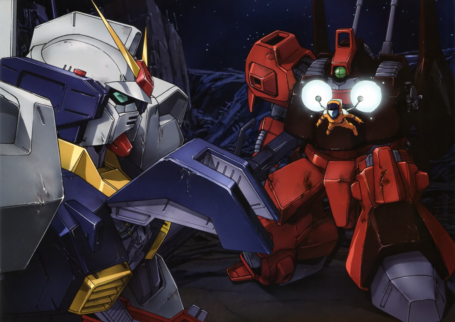 gundam, gundam_mark_ii, mecha, rick_dias, zeta_gundam