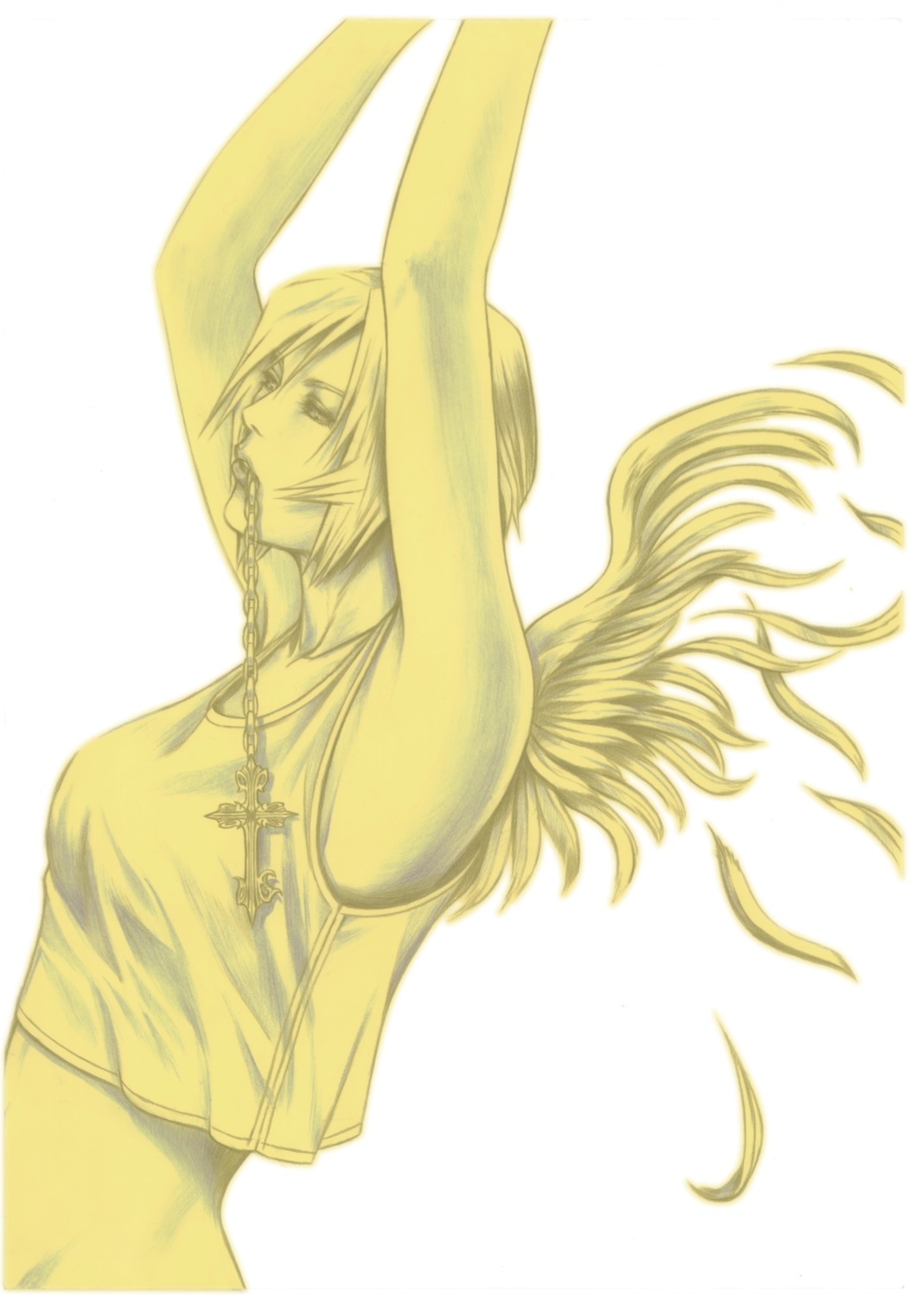 aya_brea, monochrome, nomura_tetsuya, parasite_eve, square_enix
