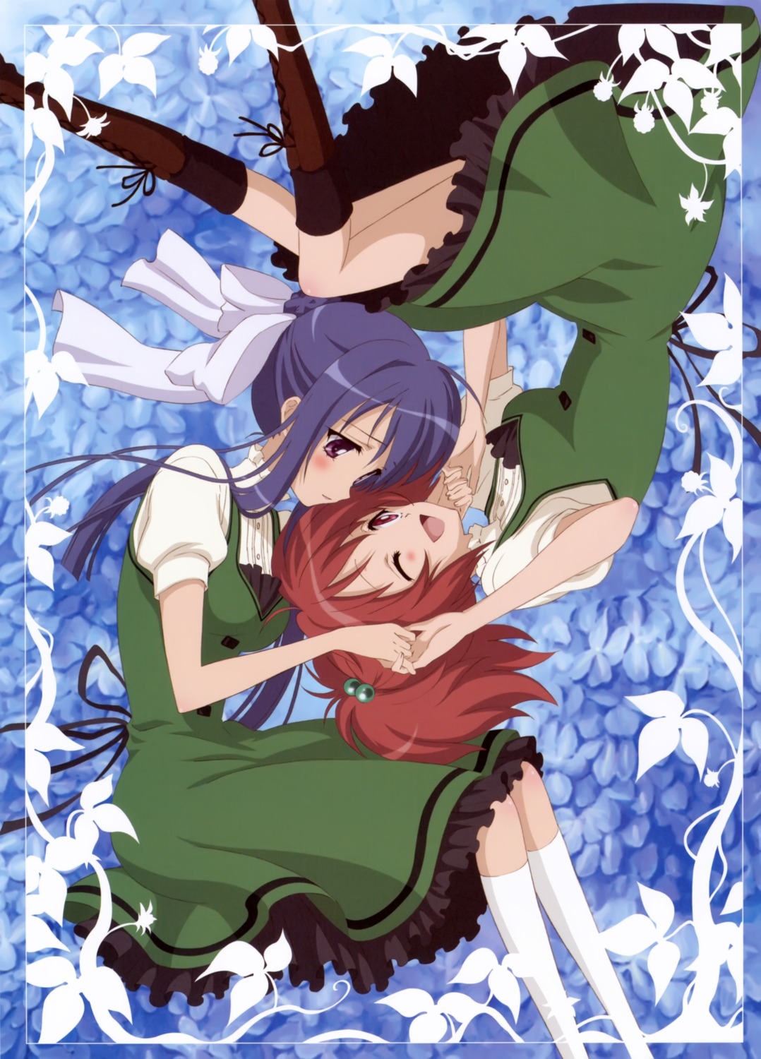 aoi_nagisa, sakai_kyuuta, seifuku, strawberry_panic, suzumi_tamao