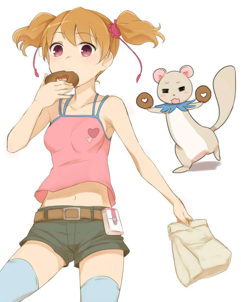 fresh_precure!, minazuki_randoseru, momozono_love, precure, tarte_(fresh), thighhighs