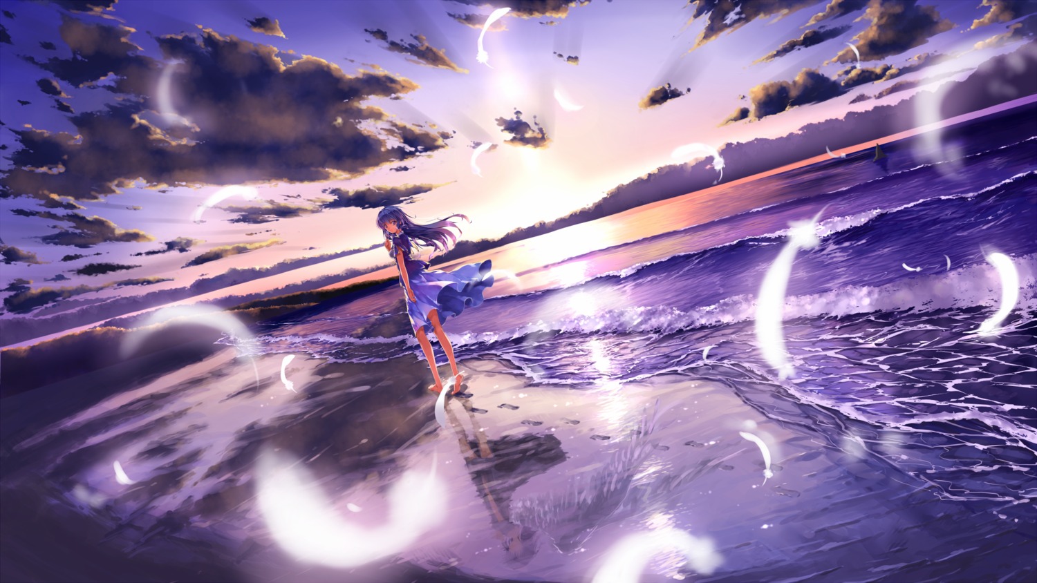dress, summer_dress, toshi_(www000wj), wallpaper