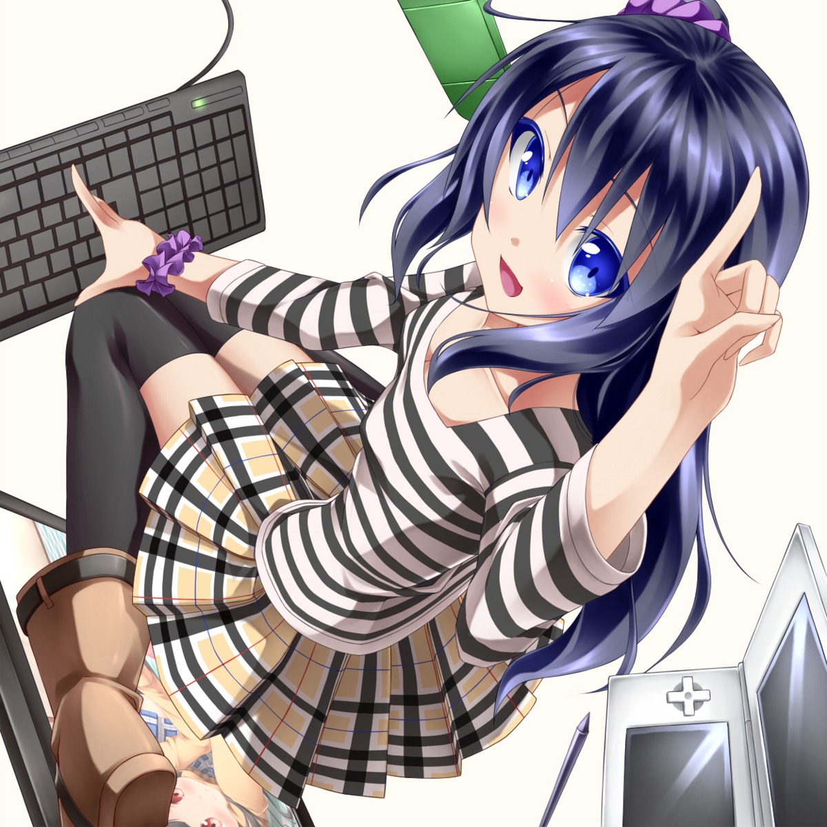 sakura_yuuya, thighhighs