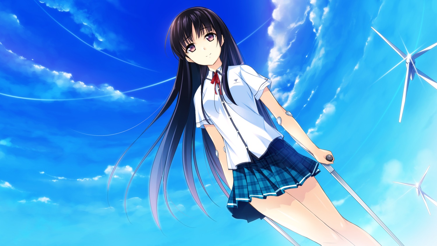 game_cg, habane_kotori, kono_oozora_ni_tsubasa_wo_hirogete, pulltop, seifuku, yashima_takahiro