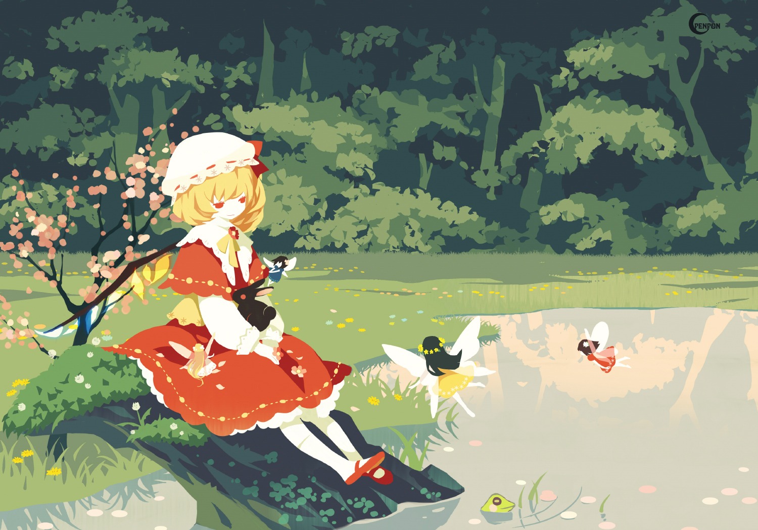 flandre_scarlet, penpon, touhou