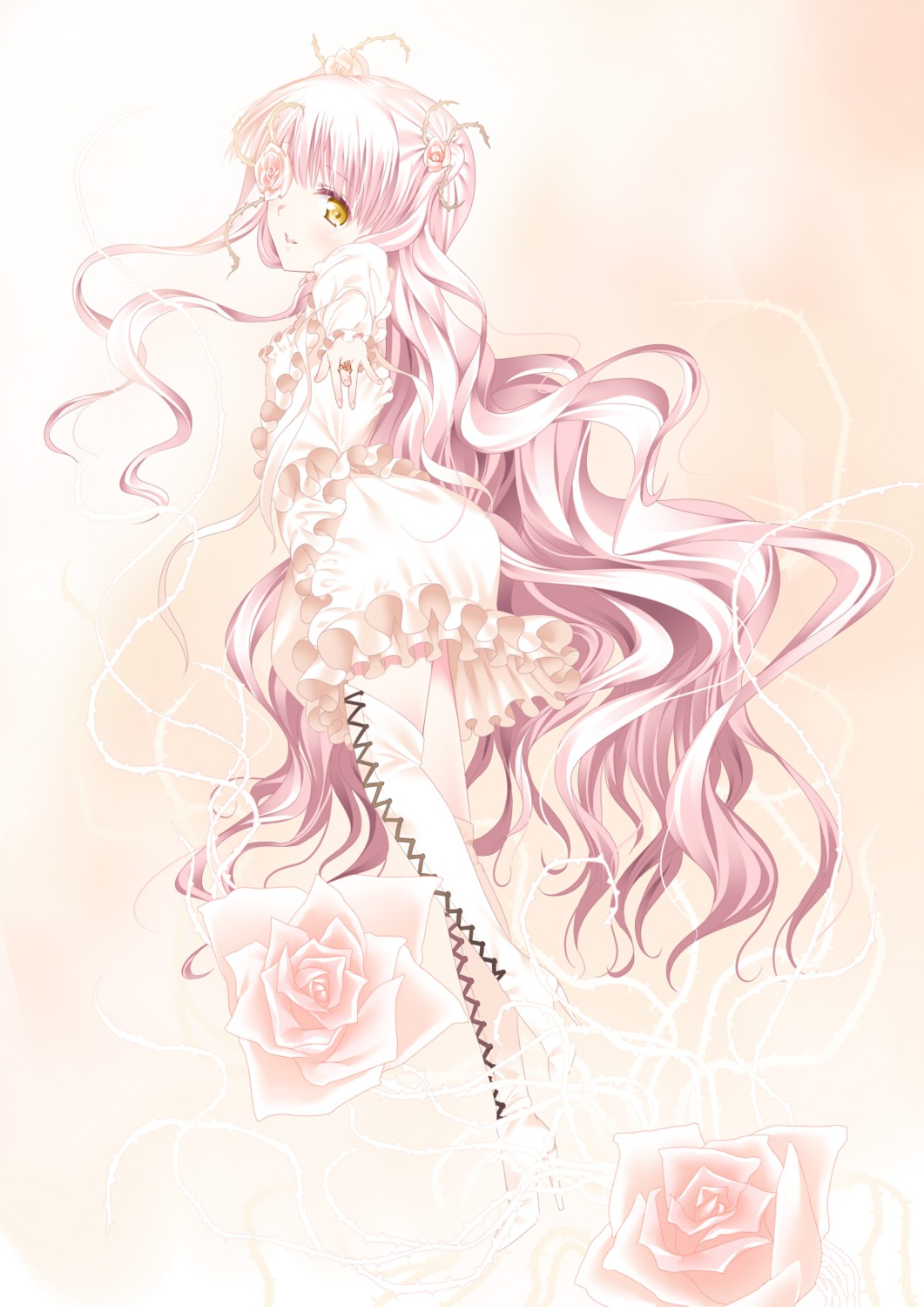 eyepatch, kirakishou, lolita_fashion, rozen_maiden, suzume_inui, thighhighs