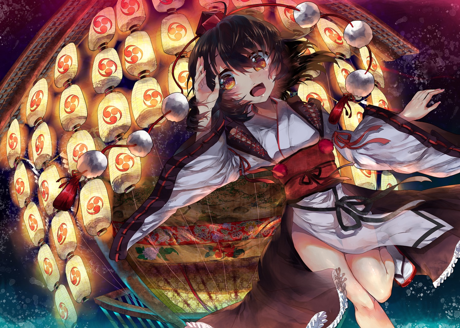 hoshika_ranoe, miko, see_through, shameimaru_aya, touhou