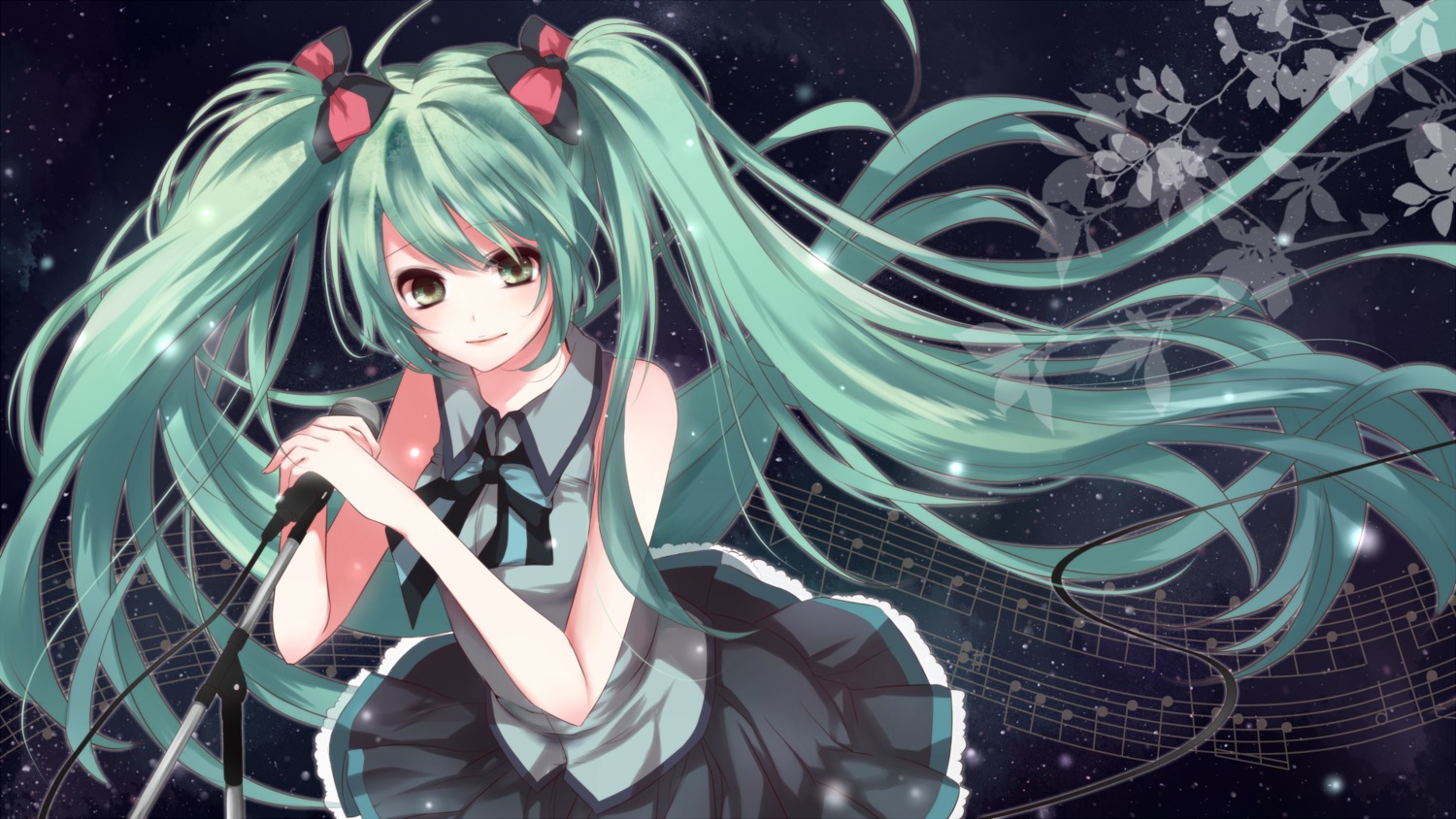hatsune_miku, tsukumo_(an-mar), vocaloid, wallpaper