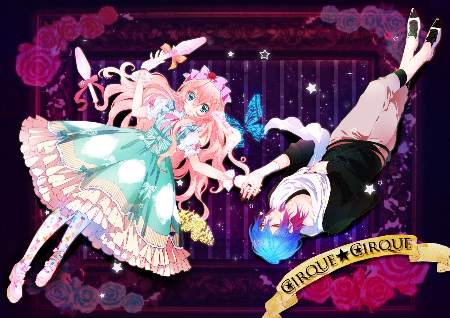 chiyo_(rotsurechiriha), dress, lolita_fashion, pantyhose