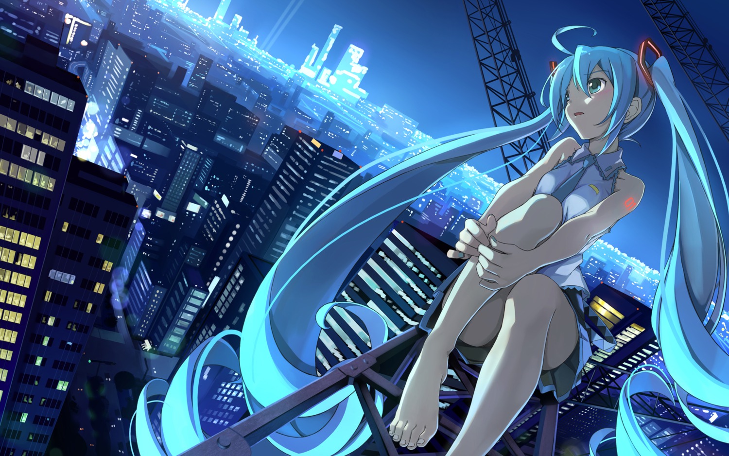 beek, hatsune_miku, landscape, vocaloid, wallpaper