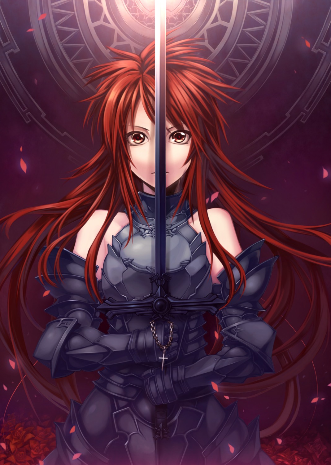 armor, sword, tsukitokage