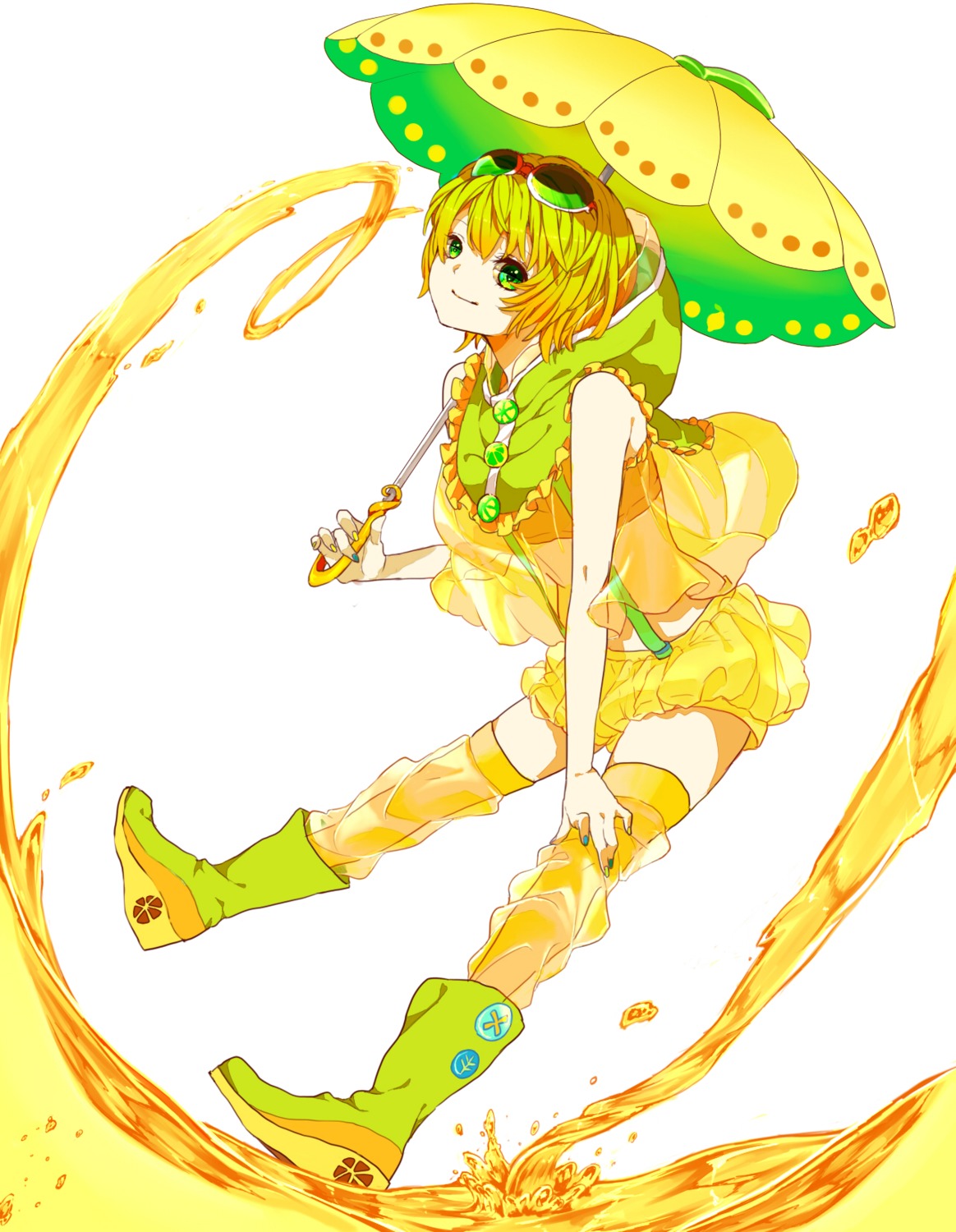 abararack, c.c._lemon, c.c._lemon_(character), thighhighs
