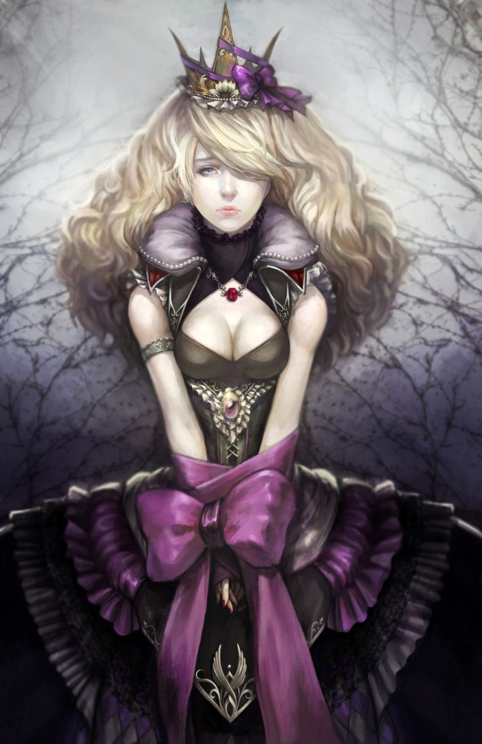 cleavage, dress, noa_ikeda