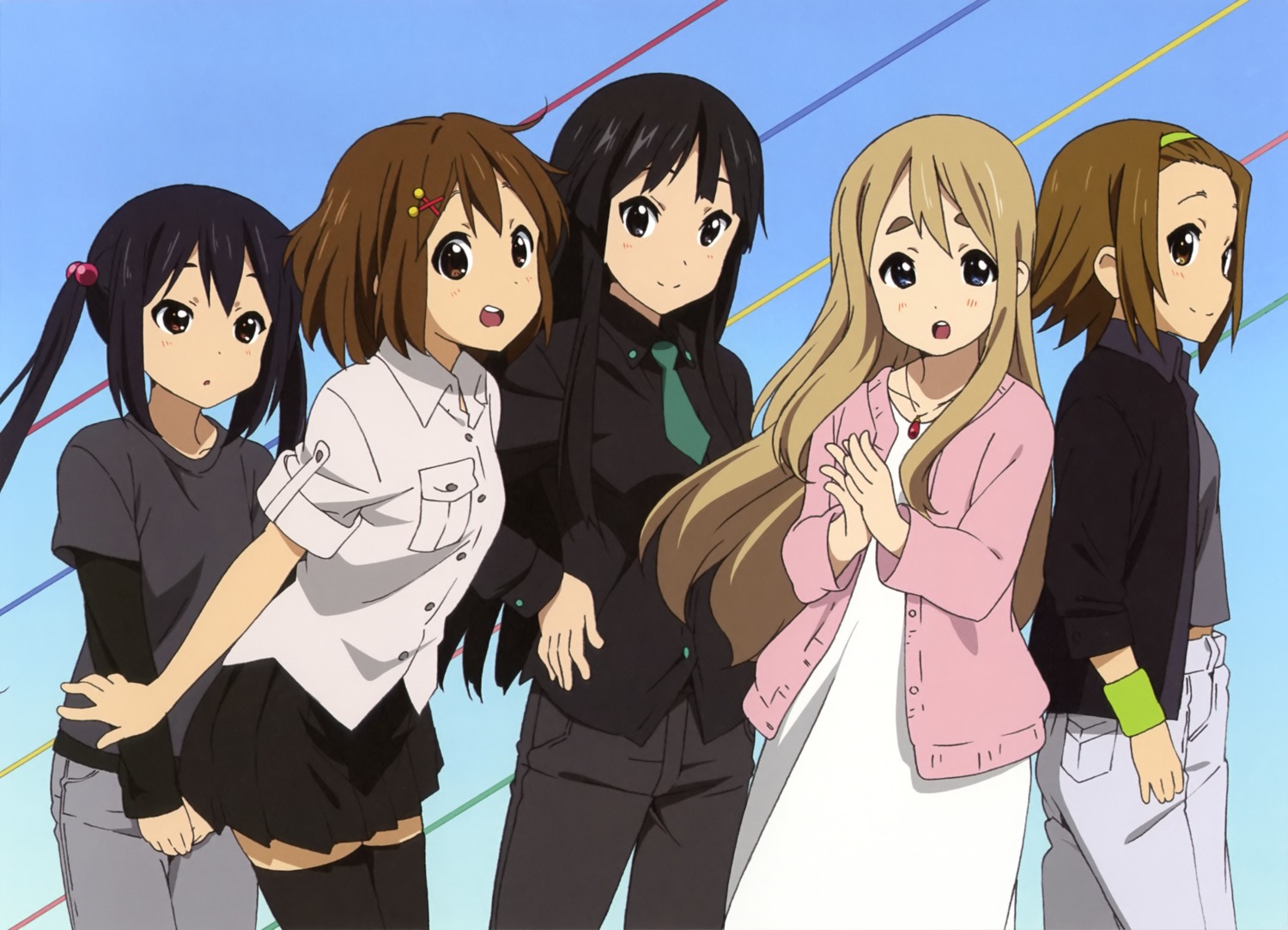 akiyama_mio, hirasawa_yui, jpeg_artifacts, k-on!, kotobuki_tsumugi, makita_masaya, nakano_azusa, tainaka_ritsu
